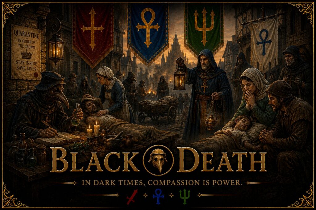 Black Death official Going Medieval hero artwork