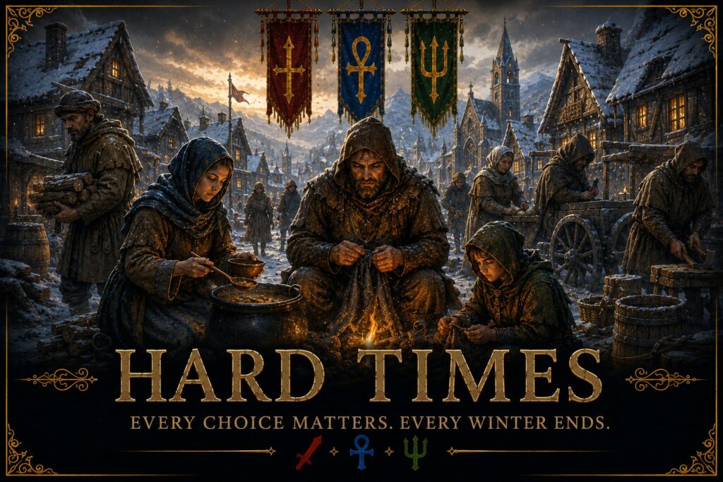Hard Times official Going Medieval hero artwork